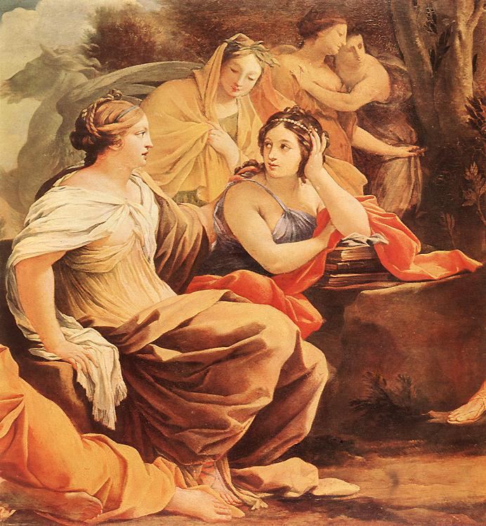 Simon Vouet Parnassus or Apollo and the Muses